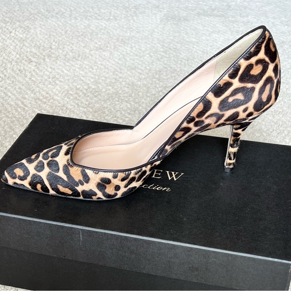 J. CREW   LEOPARD HAIR CALF   D'ORSAY PUMPS         Size: 9.5        ***NWT*** - Picture 6 of 15